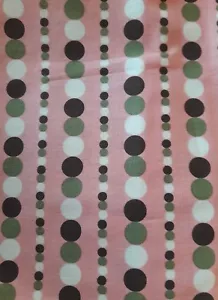 Vntg Sewing Fabric Windham Rosemarie Lavin 26574 Peach Olive Dots Cotton 33x45" - Picture 1 of 3
