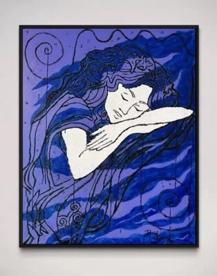 Daniel Pultorak Kunst Öl Gerahmt Unikat Original Malerei Abstrakt Engel Gemälde - Bild 1 von 4