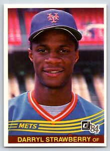1984 Donruss #68 Darryl Strawberry Rookie New York Mets Near Mint 20937