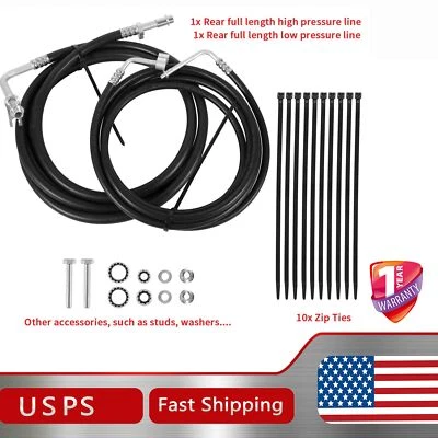 YTE33439 Rear AC Line Set Air Conditioning Hoses for Chevy Tahoe,Yukon 2007-2014 - Imagem 1 de 4