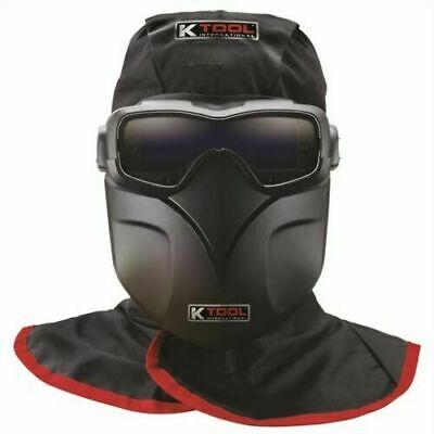 K Tool Auto Darkening TIG MIG Arc Welding Goggles Kit With Fire Retardant Hood • 119£