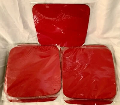 Staples Red Mouse Pad 10/Pack- Each individually packaged - great gifts - Image 1 of 3