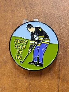 Marcador magnético para pelotas de golf y clip para sombrero solo tócalo (Happy Gilmore Adam Sandler) - Imagen 1 de 3