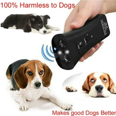 Petgentle Ultrasonic Anti Dog Barking Pet Trainer LED Light Gentle Chaser Device