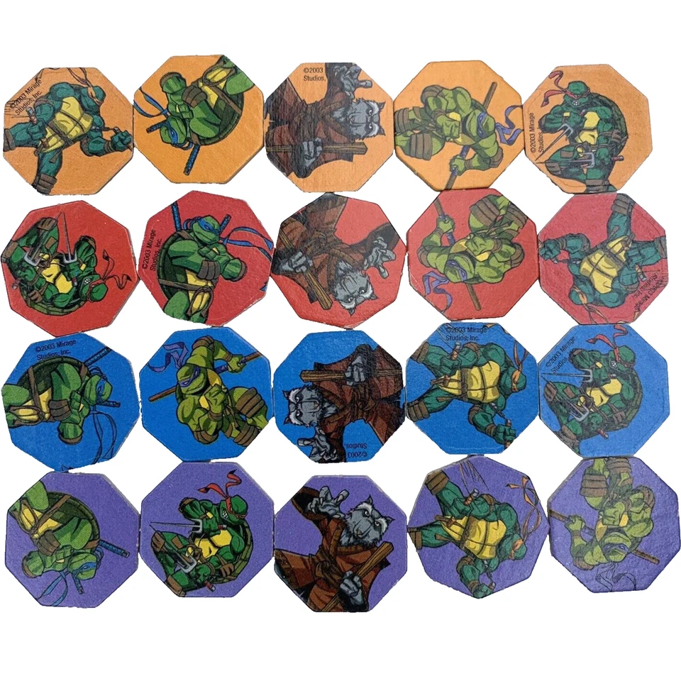 Yahtzee Jr Teenage Mutant Ninja Turtles 20 fichas de pontuação substituição 2 2003 - Imagem 1 de 1