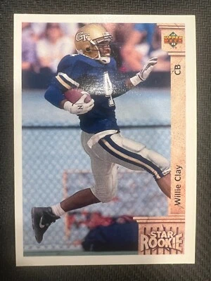 1992 Upper Deck - Willie Clay ( Georgia Tech / Lions ) Star Rookie #7 - Image 1 of 2