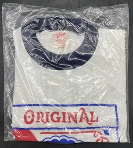 Sealed Pabst Blue Ribbon Beer Ringer Tee Shirt SMALL Retro DEADSTOCK NOS Hanco - Bild 1 von 3