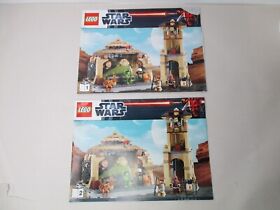 2012 LEGO STAR WARS #9516 JABBA'S PALACE INSTRUCTION MANUALS - BOOKS 1 & 2
