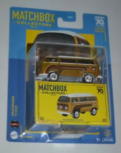 MATCHBOX 2023 MATCHBOX COLLECTORS 20 - VOLKSWAGEN T2 BUS METALLIC GOLD AND WHITE - Picture 1 of 6