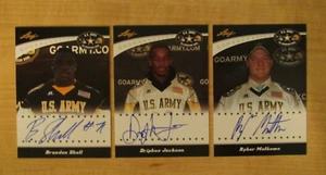 2011 Leaf US Army All-American Bowl Tour Football Autograph Lot of 3 - Picture 1 of 2
