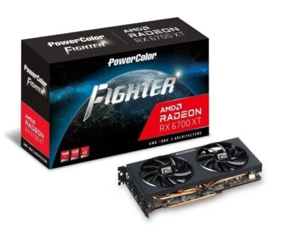 Scheda Grafica AMD Radeon RX 6700 XT 12GB GDDR6 - PowerColor Fighter  - Immagine 1 di 2