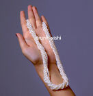 Elegant Multiple Shares Mimi Akoya White Twist Pearl Necklace 17" 14K Gold P