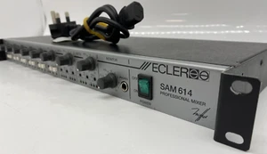 Ecler SAM614 6-Channel Professional Mixer Rack-Mount Unit + PSU | FAST SHIPPING - Picture 1 of 17