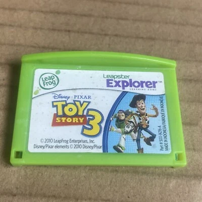 Leapfrog Leapster Explorer Game TOY STORY 3 Game Leap Pad 2 3 GS XDi Ultra - Image 1 of 2