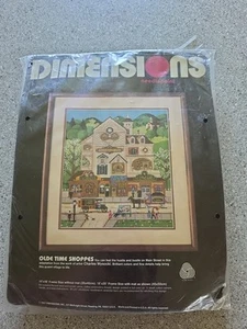 Dimensions Needlepoint Kit 2325 Olde Time Shoppes Charles Wysocki Collection - Picture 1 of 7