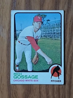 1973 Topps RICH "GOOSE" GOSSAGE Rookie Baseball Card #174 - WHITE SOX HOF RC  - Image 1 of 4