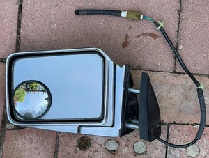 86/97 Nissan Pathfinder D21 LH Drivers Door Power Mirror OEM CHROME 8110 0188397 - Bild 1 von 8