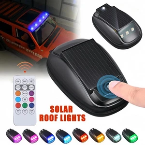 2x Luces solares de coche lámparas de techo luces para camión automóvil cabina luces de circulación - Imagen 1 de 13