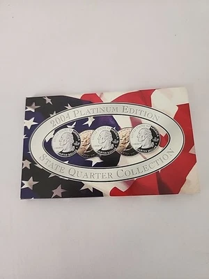 2004 PLATINUM MINT EDITION STATE QUARTER COLLECTION  with COA - Image 1 of 4