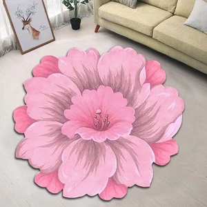 Flower Carpet Blanket Absorbent Bathroom Bedroom Decor Dry Kitchen Living - Picture 1 of 73