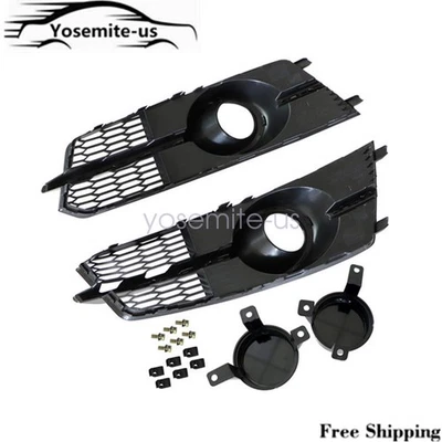 Parrilla antiniebla delantera de malla de panal para Audi A6 S6 RS6 2016 2017-18 nueva Foto 1 de 4