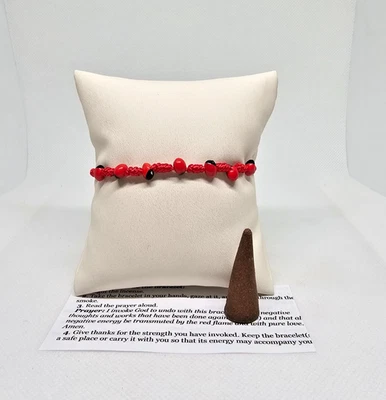 PULSERA PEONIAS AJUSTABLE / ПИОН БРАСЛЕТ PARA PROTCCION Y SUERTE GUARDIA - Изображение 1 из 4