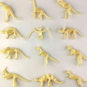 12 Pcs Dinosaurier-Skelett-Spielzeug Baby Kinder Skelette Dinosaurierspielzeug - Afbeelding 1 van 12