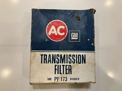 NOS NEW  AC Delco Transmission Filter PF-173 OEM GM 6438819 Vintage USA MADE - Image 1 of 4
