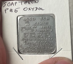 White Gnaptha Soap Trade Token KH L2 - Picture 1 of 2