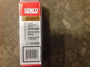 Senco RW19BPE  1-3/4 L Head BB Coated Hardwood Flooring Cleat Nails