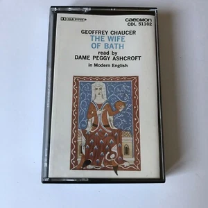 The Wife Of Bath By Chaucer Read by Dame Peggy Ashcroft Cassette Audiobook - Picture 1 of 5