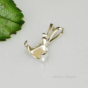 6mm TRILLION Snap Tite Sterling Silver Pendant Setting - Picture 1 of 2