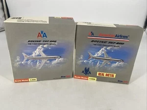 1:500 DieCast StarJets Lot Of 2 American Airlines Boeing 2 757-200 & 757-800 NEW - Picture 1 of 9