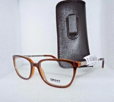 DKNY DY 4667 3675 MONTURAS GAFAS 54-17-140 EN CRISTAL MARRÓN NUEVO Foto 1 de 4