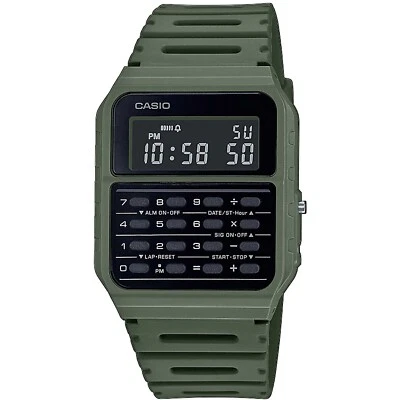 CASIO CA-53WF-3BDF OROLOGIO CALCULATOR DIGITALE VERDE 34X42mm SOTTOCOSTO - Immagine 1 di 4