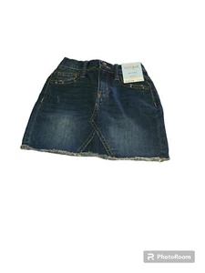NWT little Girls JEAN MIDI SKIRT Cat & Jack Ultimate Stretch Size XS 4/5 - Picture 1 of 4