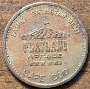Buzzards Bay, Massachusetts MA Playland Arcade Cape Cod Bridge Game Token - Picture 1 of 4