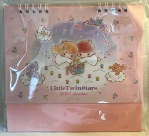 NEW Little Twin Stars 2018 Desk Calendar - Sanrio Japan / Japanese Anime - Picture 1 of 4