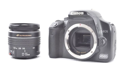 【Neuwertig】CANON EOS 450D /kiss X2/Rebel XSi + EF 22-55mm f/4-5.6 USM aus Jap... - Bild 1 von 4