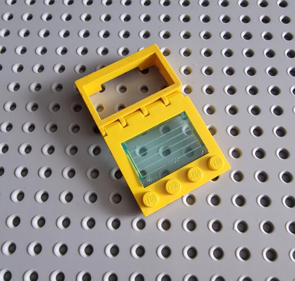 Lego Autodach Klappe Scharnier Platte Gelenk gelb blau 2349 2348 4214 A161 - Bild 1 von 1