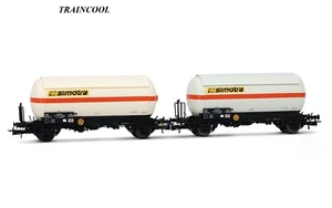 HJ6265 SNCF, Coffret de 2 wagons citernes à gaz à 2 essieux SIMOTRA ECHELLE HO - Imagen 1 de 1