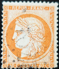 France Stamp Ceres N° 38c Orange Hot used Lozenge Gc 170? Arnac Pompadour