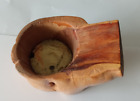 Vintage 1968 Handmade Hand Crafted Pure Wood Ashtray Antique Style Collectible