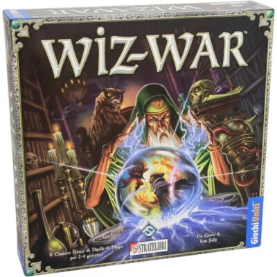 Wiz-War -Gioco Da Tavolo  Giochi Uniti Italiano Fantasy Maghi Miniature Carte - Immagine 1 di 3