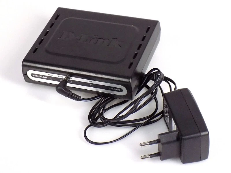 D-Link DSL-321B D2 ADSL+ Modem Annex B, RJ45 10/100 BASE-T, RJ11 für 24/26 AWG - Bild 1 von 1