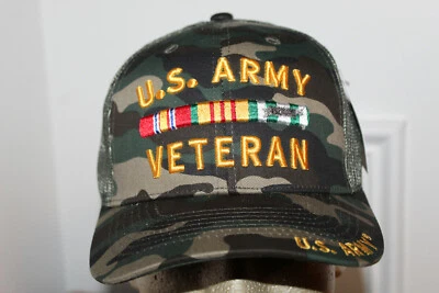 Official U.S. Army Vietnam War Veteran Hat/Cap, New with Tags ! Adjustable Hat  - Image 1 of 4