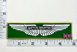 Embroidered Patch - British Autos - Luxury Sports Cars - Iron-on - Aston Martin - Picture 1 of 1