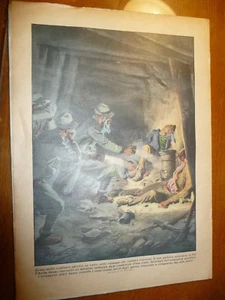 DUE MILITI ENTRANO IN MINIERA VALLE D'AOSTA E SALVANO MINATORI 2620 MATRIMONI - Picture 1 of 2