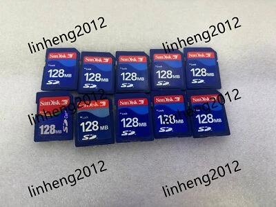 10PCS  Genuine SanDisk 128MB SD Memory card - Image 1 of 2