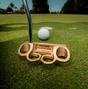 NEW Grass Nuckles 35" Forged Putter with FREE Headcover - RH Right Handed - Picture 1 of 6